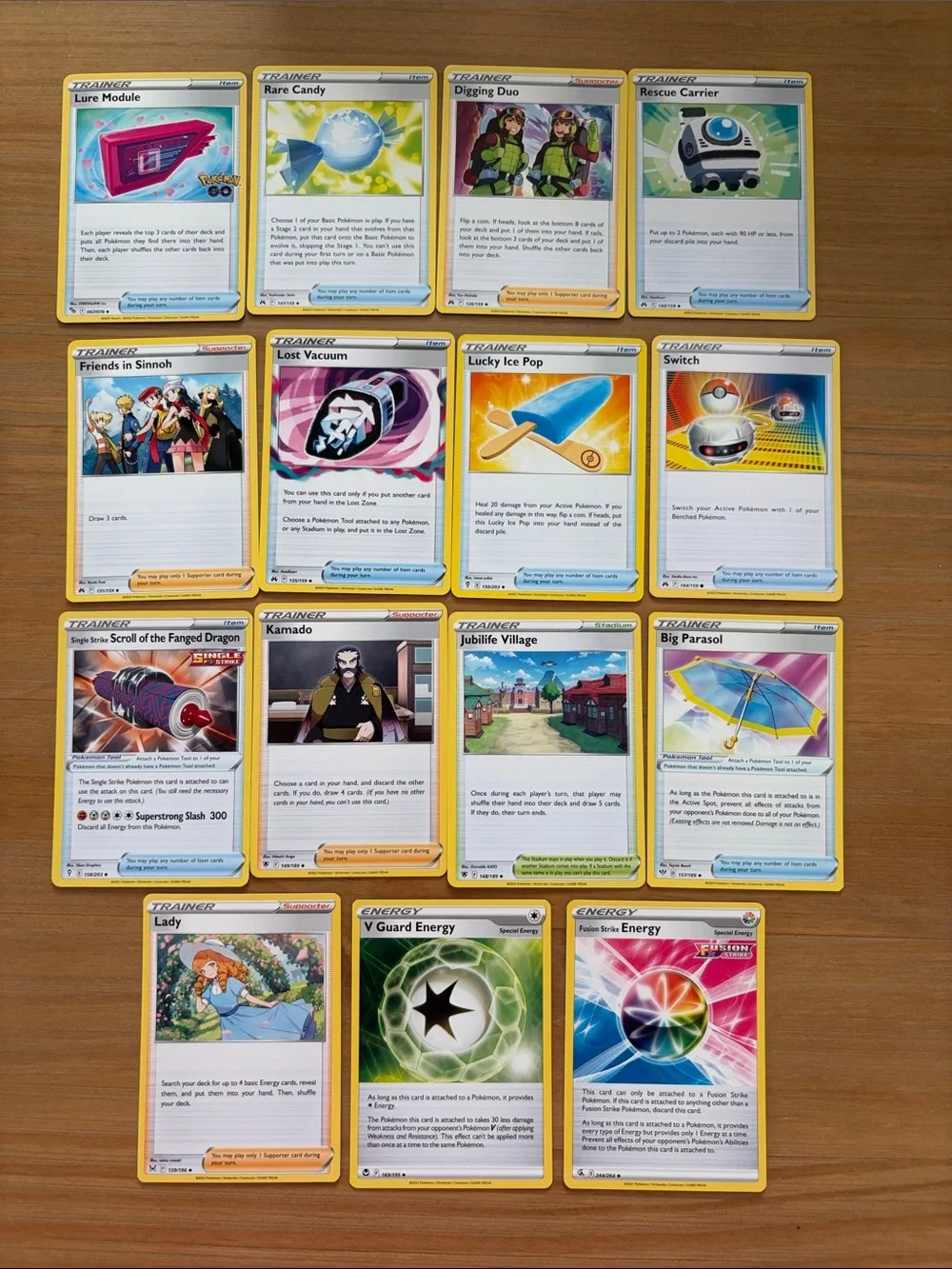Mixed Pokémon TCG Trainer & Special Energy Lot 15 Unique Cards | ✨5/$25✨